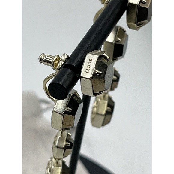 Kendra Scott Ruthie Studs Dangle Drop Gold Plated Pyrite 2 in 1 Earrings - Picture 6 of 15